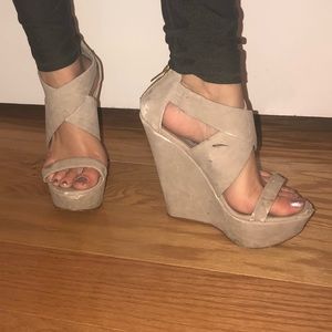 Nude/Tan Steve Madden High Heel Sandals